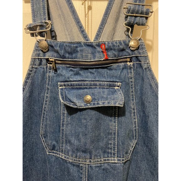 Crafstman Bib overalls jean jumpers carpenter sz 40 x 30 - Picture 3 of 8
